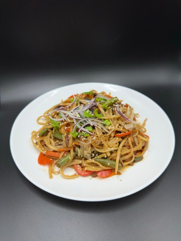 Удон с овощами