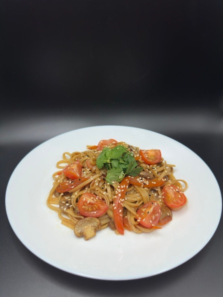 Удон с грибами