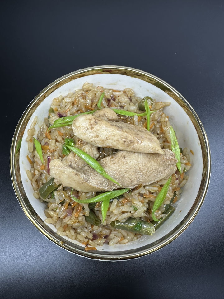 Рис с курицей