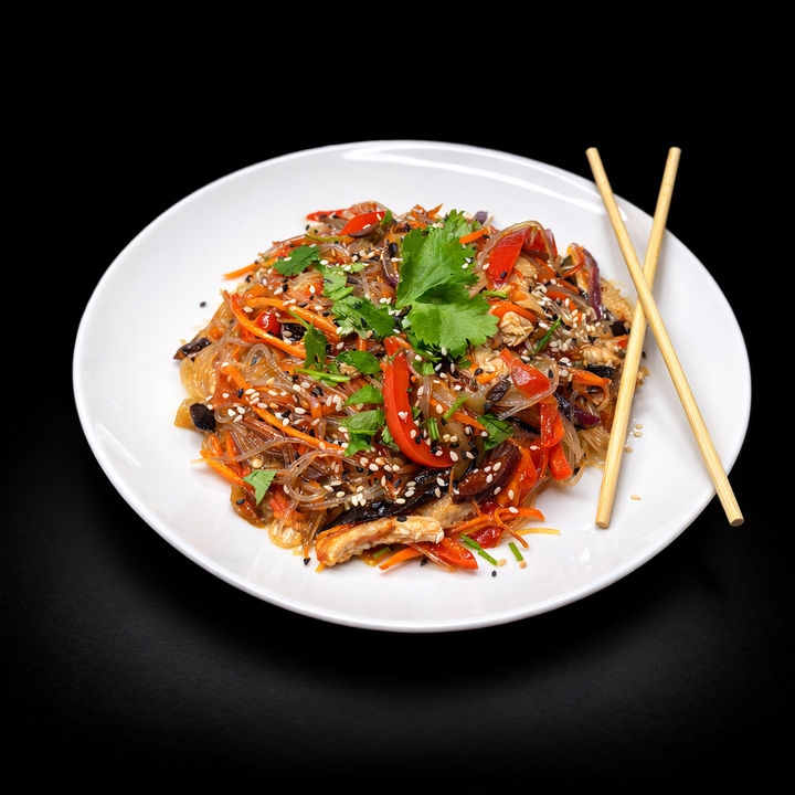 Фунчоза с овощами