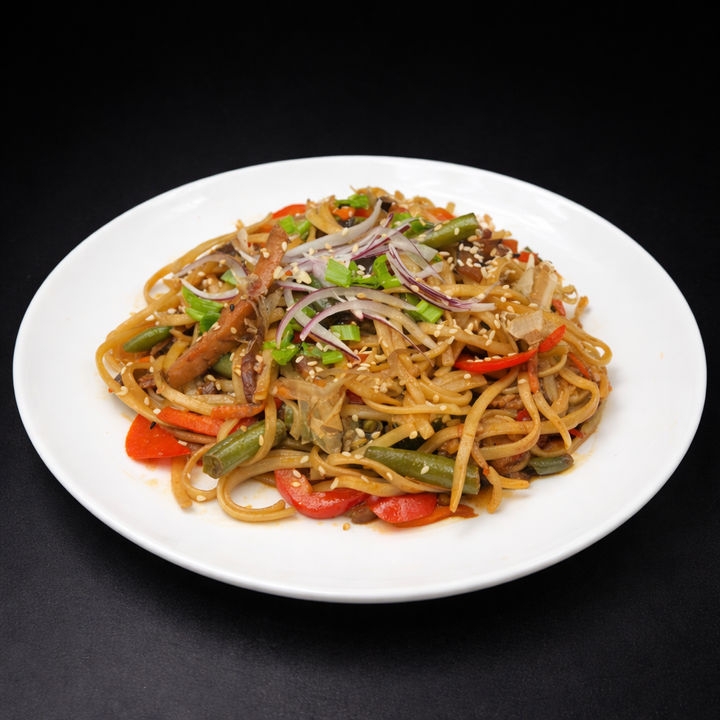 Удон с курицей