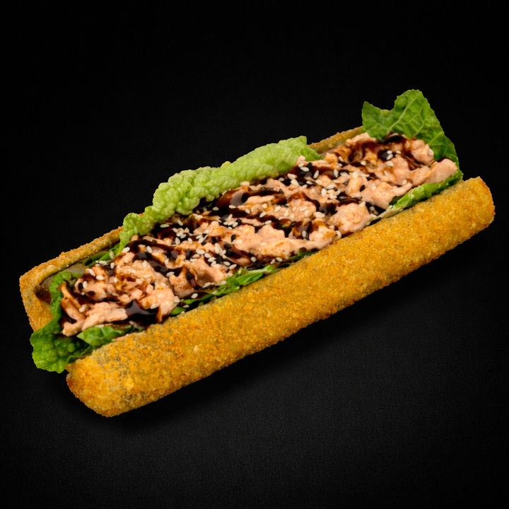 Сушидог с креветкой и крабом