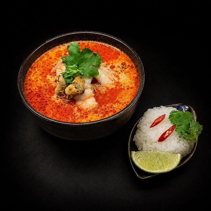 Том Ям с морепродуктами 🌶️